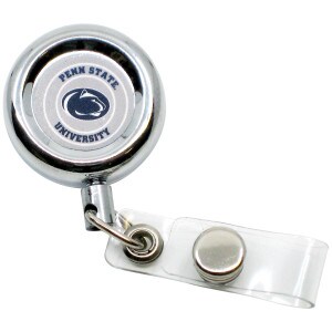 retractable badge holder with Penn State University and Athletic Logo